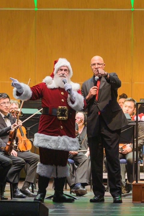 New Haven Symphony-Santa With Director (Small)